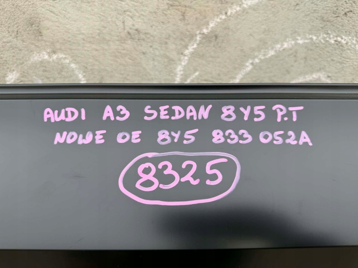 AUDI A3 8Y5 BERLINE 19- PORTES DROIT ARRIÈRE ARRIÈRE NOUVEAU OE 8325
