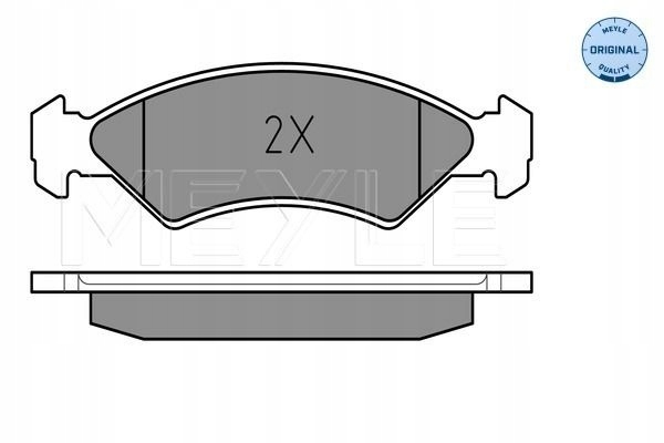 ZAPATAS DE FRENADO FORD P. FIESTA -89 