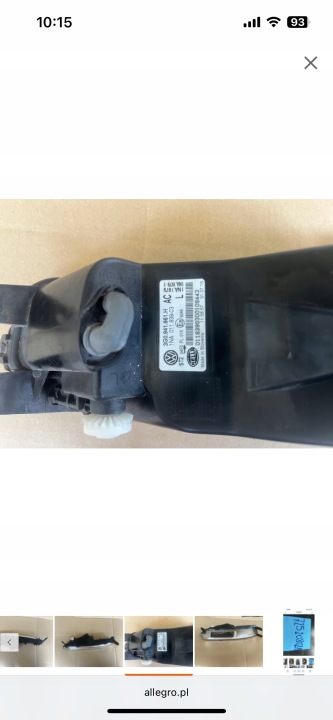 PHARES ANTIBROUILLARD GAUCHE AVANT 3G0941661H VW PASSAT B8 EUROPE ORIGINAL OE