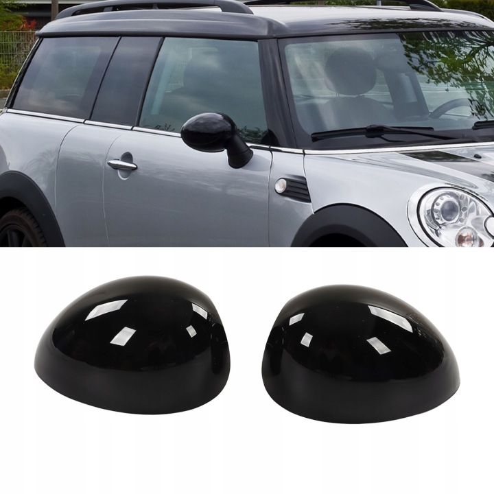 REVÊTEMENTS CHÂSSIS RÉTROVISEURS BLYSZCZACY NOIR SUBSTITUT VERS COOPER R55 R56 R57