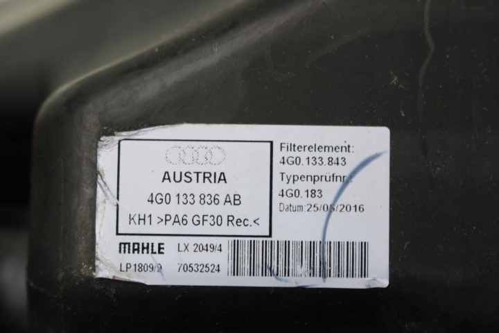 AUDI A6 A7 FILTRE AIR CHÂSSIS 4G0133836AB 4G0133836R 4G0133843 4G0 133
