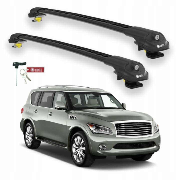 TURTLE ROOF RACK FOR INFINITI QX56 (Z62) 2011-2013 AIR1