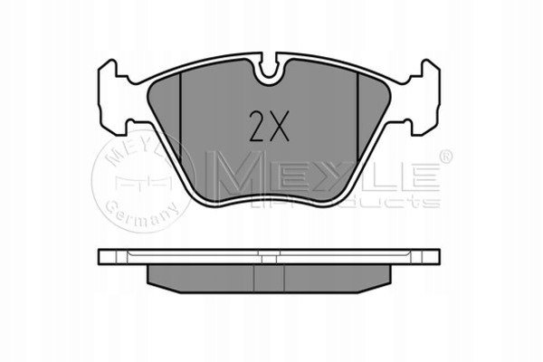 KIT ENSEMBLE PLAQUETTES FREINS [MEYLE]