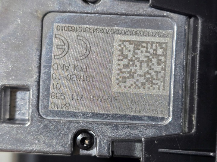 BMW 5 G30 G31 2020 PRISE RACCORD USB 8711938