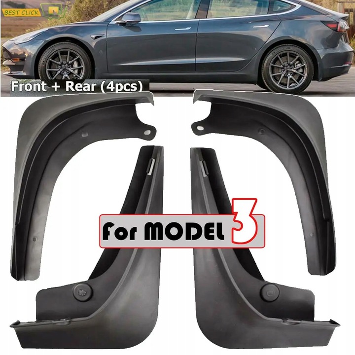 PARA TESLA MODELO 3 2016 2017 2018 2019 2020 2021 FARTUCHY PRZECIWBLOT~11721 