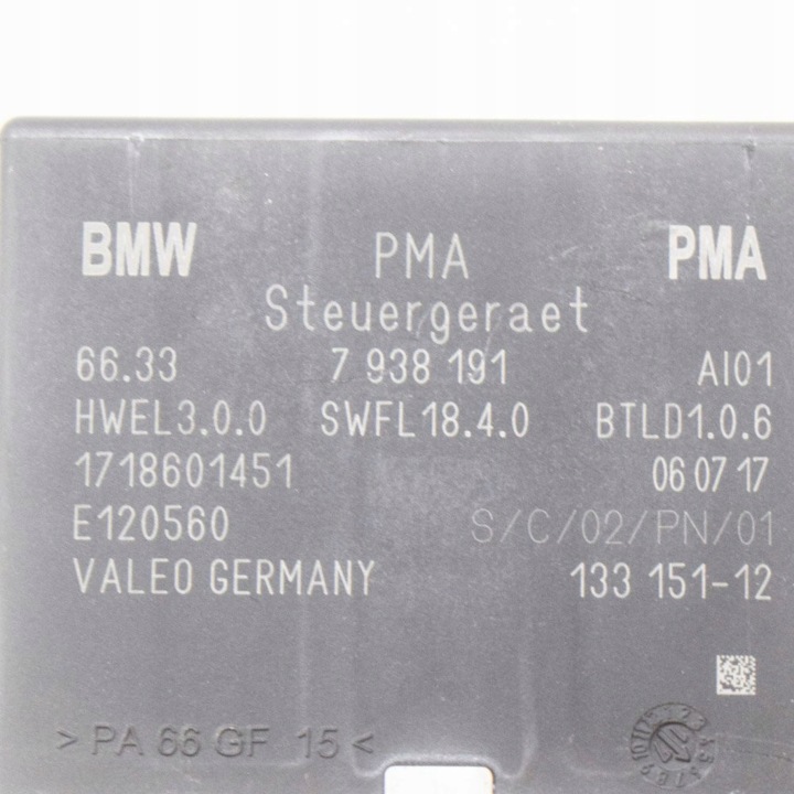 BMW X1 F48 F49 2015 CONTRÔLEUR MODULE STATIONNEMENT PDC