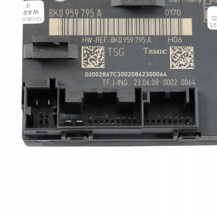 AUDI A4 B8 MODULE CONTRÔLEUR PORTES ARRIÈRE LEWO 8K0959795A