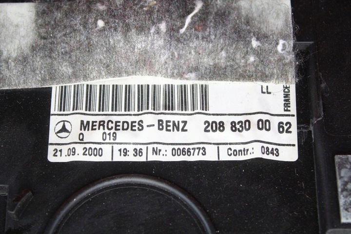 CUERPO CALENTADOR 2088300062 MERCEDES CLK W208 2.3 KOMPRESSOR 00R 