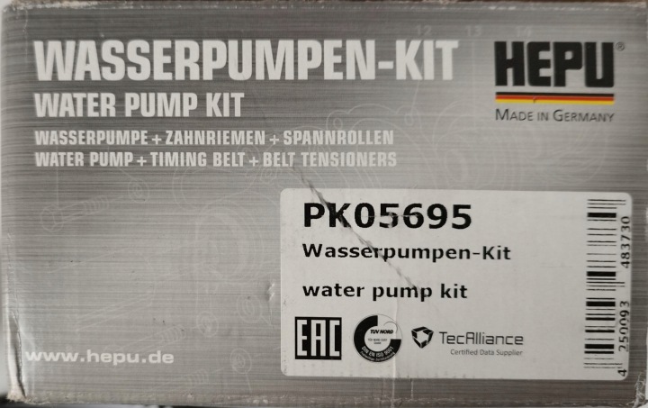KIT DISTRIBUTION HEPU PK05695 INA CONTI SKODA OCTAVIA II 2.0 TDI 16V