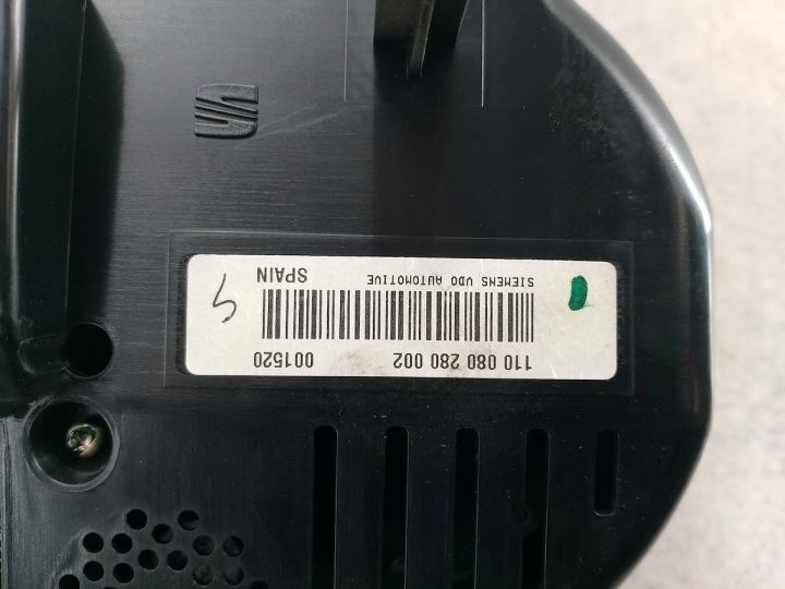 COMPTEUR SEAT ALTEA 5P0920822F A2C53029654 1.6 8V