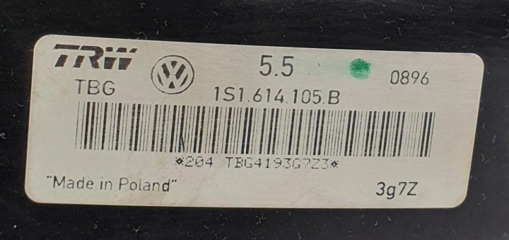 POMPE SERVO FREIN VW UP 1.0 MPI 1S1614105B