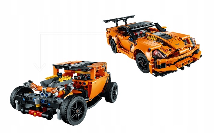 LEGO Technic 42093 Chevrolet Corvette ZR1 2 w 1nuotrauka 6