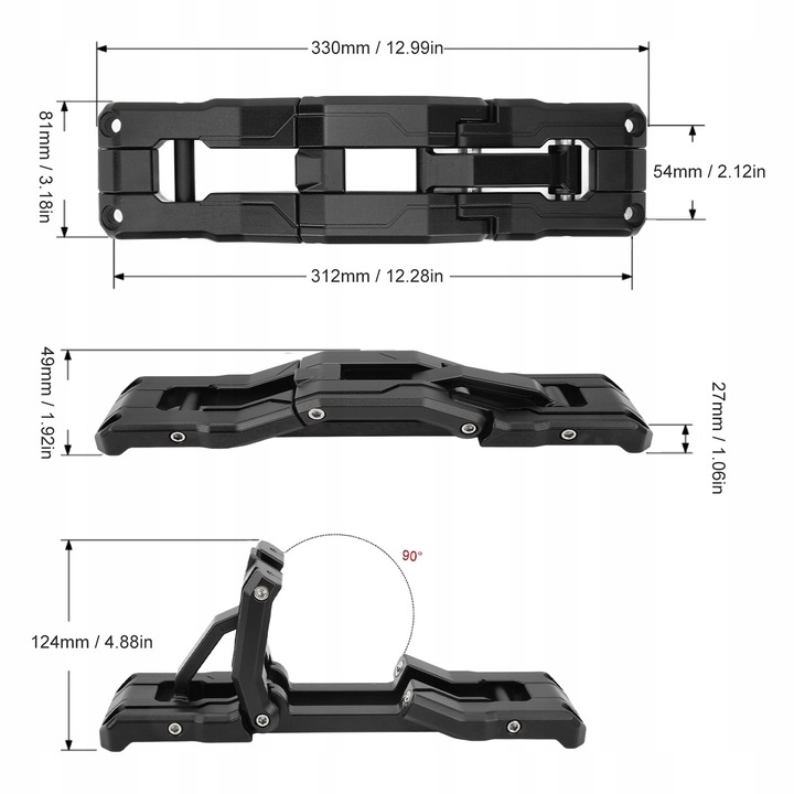 ZAWIASA DE PUERTA STEP JEEP WRANGLER JK JKU JL 