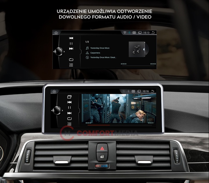 RADIO NAVEGACIÓN ANDROID 13 BMW 3 F30 F31 F34 LTE 