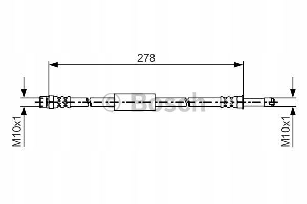 BOSCH 1987481617 CABLE DE FRENADO FLEXIBLES BMW 5 F1 