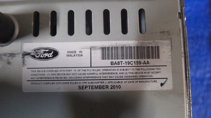 RADIO FORD FLEX BA8T-19C159-AA