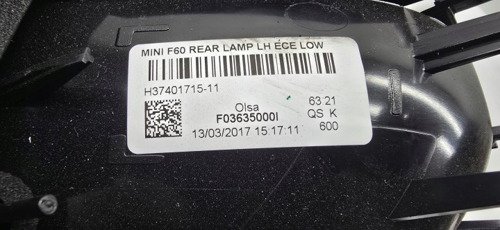 PHARE GAUCHE GAUCHE ARRIÈRE MINI COUNTRYMAN F60 7401715