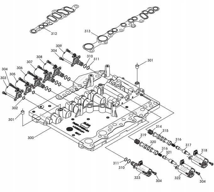 MECHATRONIKA DE SEMI-FUERZA DCT450 DCT451 FORD VOLVO MPS6 