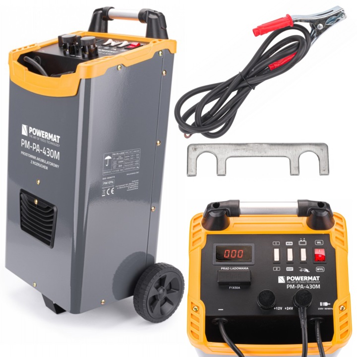 CHARGEUR AKUMULATOROWY AVEC ROZRUCHEM 400A 12/24V