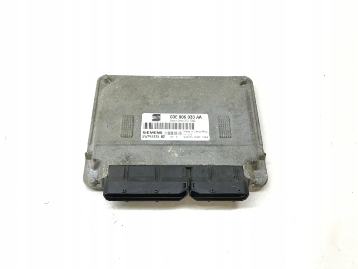 SEAT IBIZA III (6L) 1200CM3 2008 CONTRÔLEURS MOTEUR BERLINE COMPACTE 03E906033AA