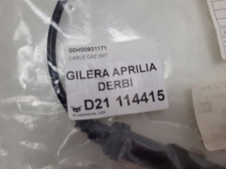 GILERA APRILIA DERBI CÂBLE GAZ 00H00931171