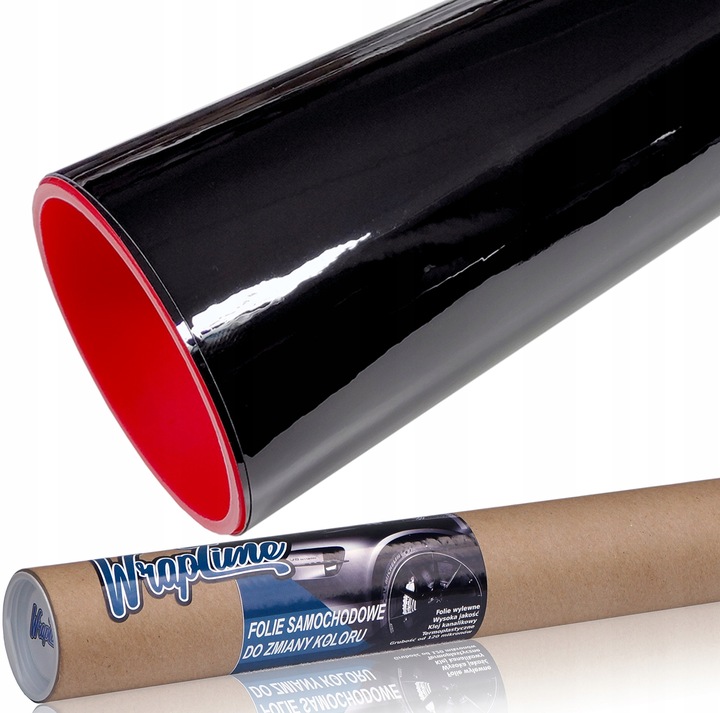 WRAPTIME FILM BLACK GLOSS MIKROKANALIK 152X50 