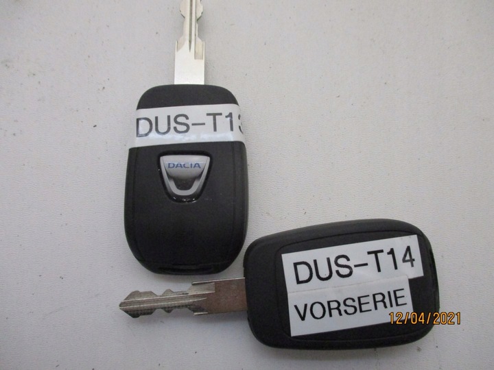 LLAVE PIEZA INSERTADA DACIA DUSTER II 2 