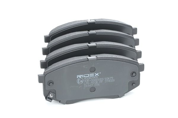KIT VERS ÉCHANGES PLAQUETTES FREINS RIDEX 402B0905 AVANT VERS HYUNDAI IX35