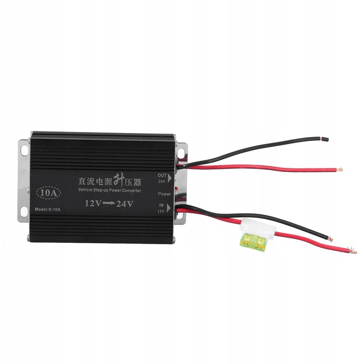 10A 12V PARA 24V CONVERTEDOR DE TENSIÓN REFORZADOR 