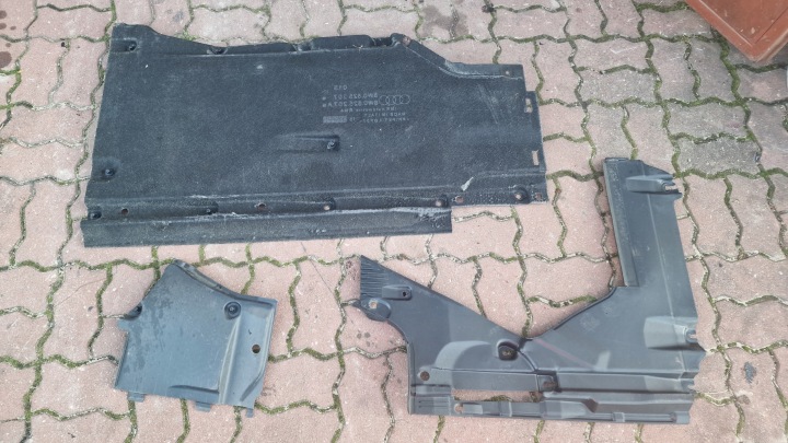 PROTECTION PLAQUE CHÂSSIS GAUCHE SEUIL AUDI A4 B9 8W 8W0825215E 8W0825207
