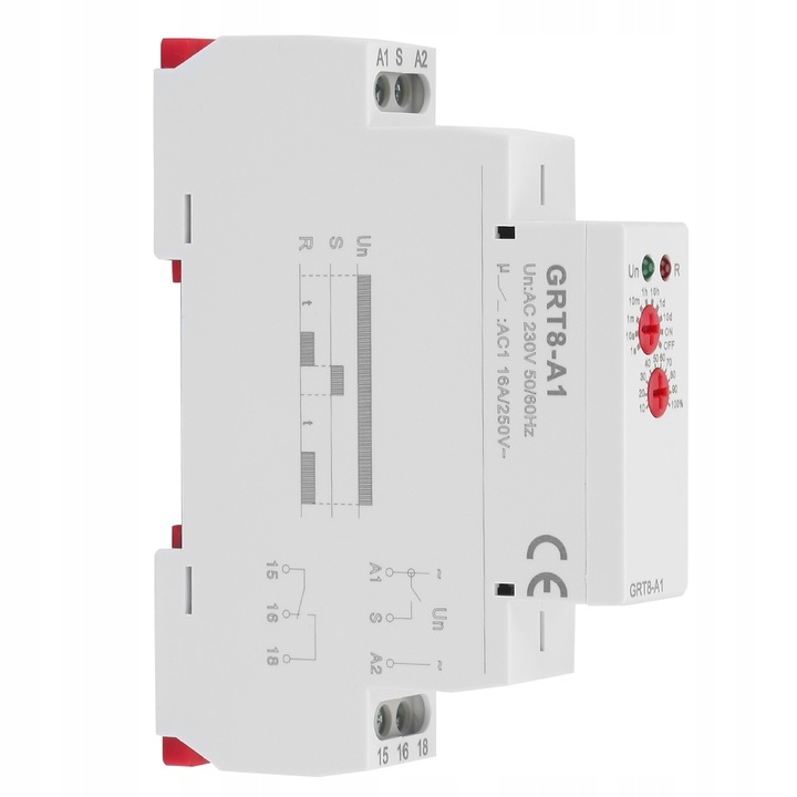 GRT8-A1 MINI RELAY CZASOWY OPOZNIENIA 