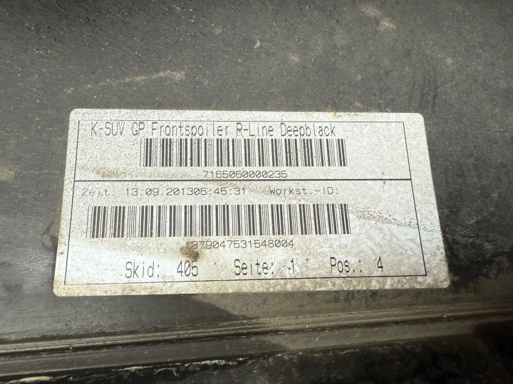 PARE-CHOCS VW TIGUAN I LIFT R LINE 2012 ORIGINAL