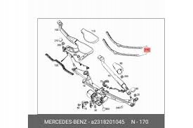 LIMPIAPARABRISAS LIMPIAPARABRISAS MERCEDES GASOLINA A2318201045 