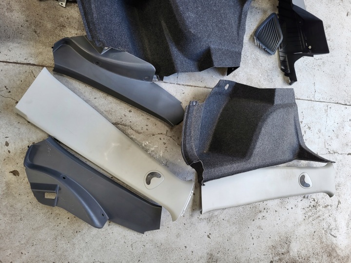 PLASTIQUES INTÉRIEUR PROTECTION MONTANTS TUNNEL CENTRAL BOÎTE À GANTS SEAT IBIZA IV UNIVERSEL