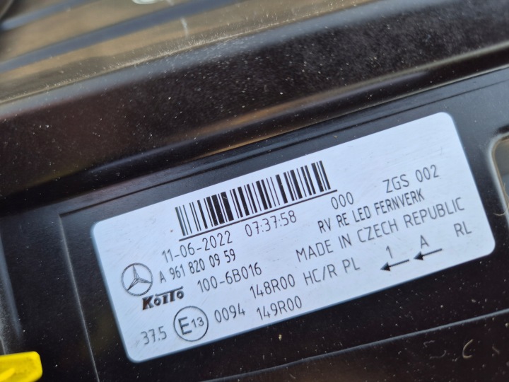 MERCEDES ACTROS MP5 PHARE PRAWA.FULL LED.100%. 19-