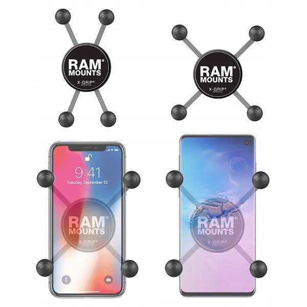 RAM MOUNT X-GRIP LAIKIKLIS MOTOCIKLINIS NA TELEFONAS Z RUTULYS B 1″ RAM-HOL-UN7BU nuotrauka 6