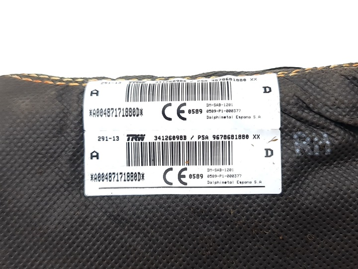 CITROEN C4 II PICASSO 2014 COUSSIN SÉCURITÉ LATÉRALE SIÈGES 9678681880