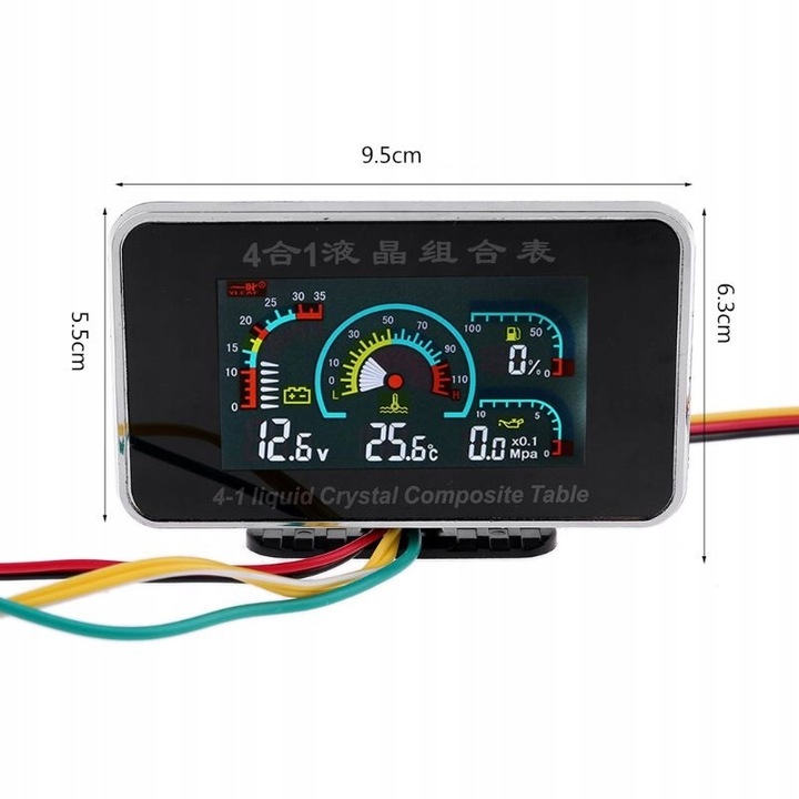 INDIKATORIUS LCD TEMPERATŪROS SLĖGIO ALYVOS WOLTOMIER nuotrauka 7