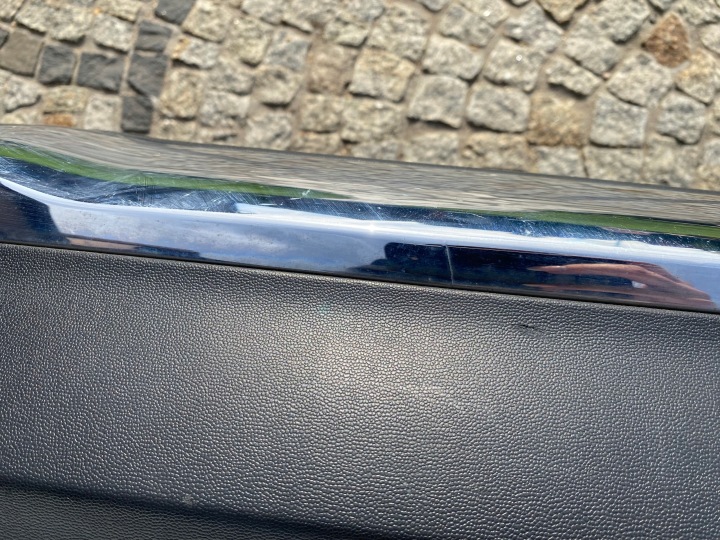 MERCEDES GLC 253 PARE-CHOCS DOUBLURE CHROME ARRIÈRE 2538850725 ORIGINAL