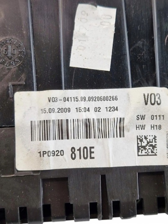 SEAT ALTEA LIFT 1.4TSI COMPTEUR A2C53348097 133TYS