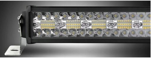 PANEL DIODO LUMINOSO LED FARO EN FUNCIONAMIENTO HALÓGENO 1248W 12-24V 120CM 