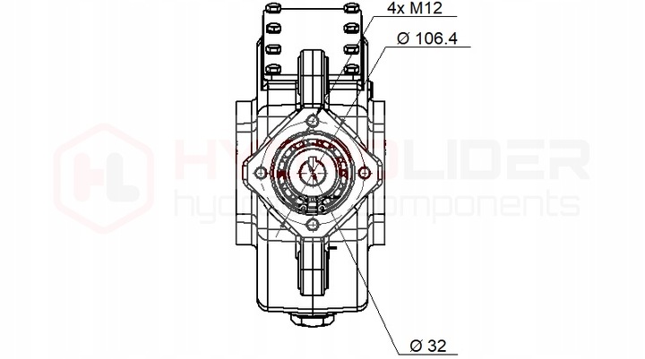 STEERING RACK PMS(B)DO MASZYN ROLNICZYCH BUDOWLANYCH 