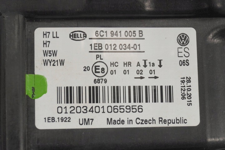 PHARE AVANT GAUCHE VW POLO V 6C 14-17 6C1941005B