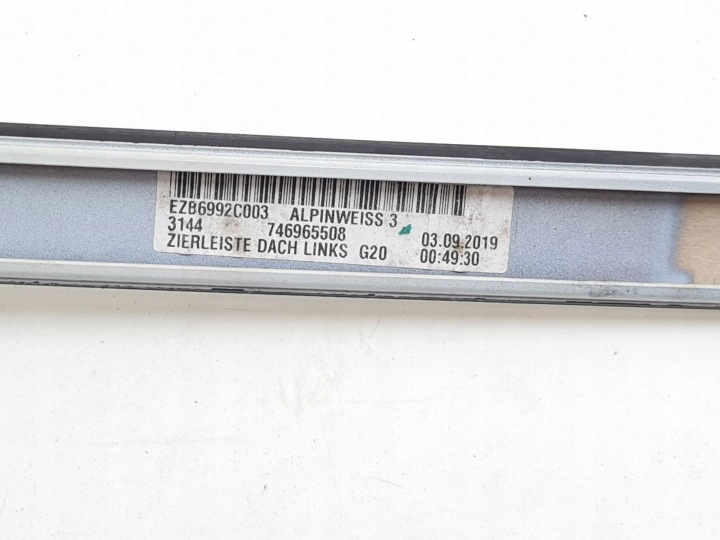 BMW G20 LIFT M340XD MOULURE TOITS DROITE 7427839