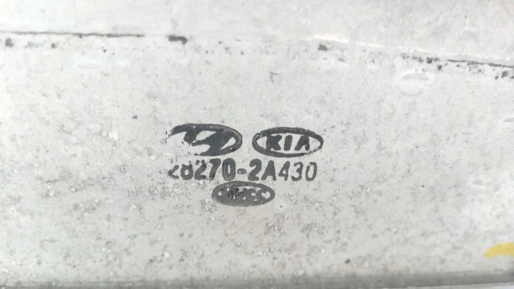 RADIATEUR D'INTERCOOLER KIA SPORTAGE (SL) 282702A430 1.68L DIESEL 2017