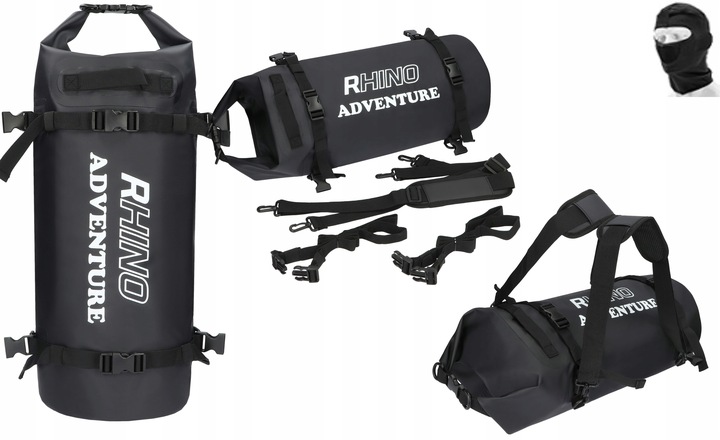 RHINO ADVENTURE DISCOVER ROLLBAG BOLSA ROLLO EJE SAKWA MOTOCICLETA 50L KOMIN 