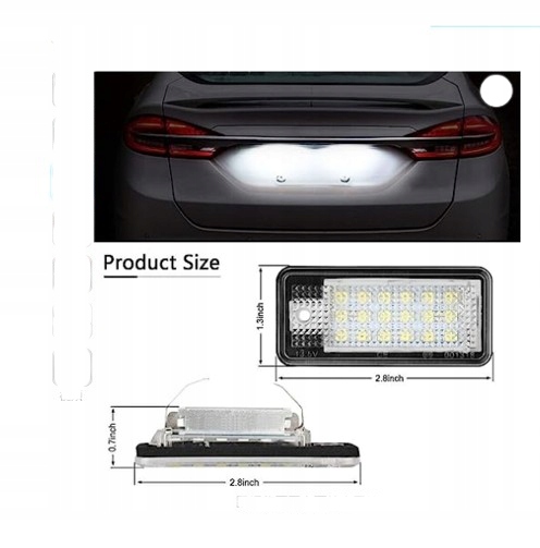 LUCES DIODO LUMINOSO LED RETROILUMINACIÓN AUDI A3 A4 B6 B7 A6 C6 Q7 