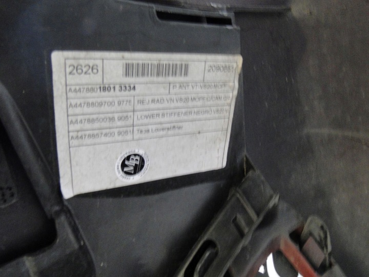 MERCEDES V CLASSE 447 W447 PARE-CHOCS AVANT PTS A4478856100 A4478801801 LIFT
