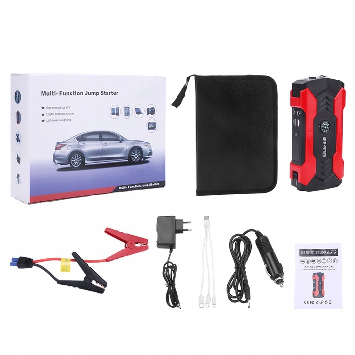 DISPOSITIVO DE ARRANQUE PARA COCHE 28000MAH JUEGO 