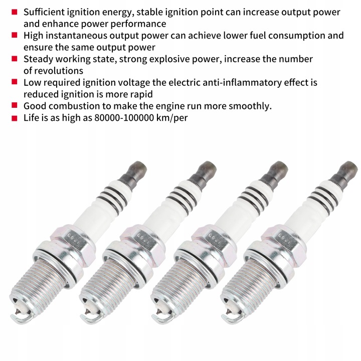 4 PCS BOUGIES ZAPONOWE BKR8EIX 2668 IRIDIUM